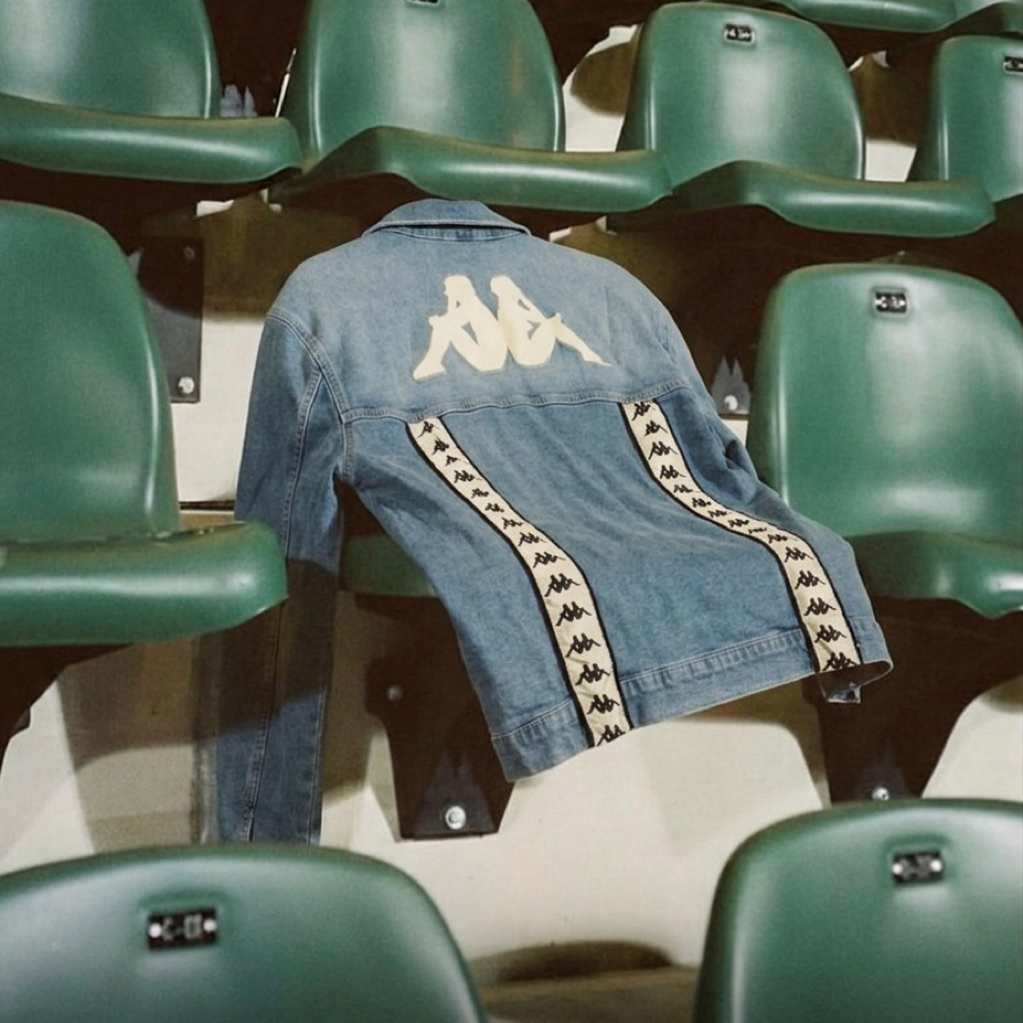 Jaket Trucker Denim Kappa Second Taped at Back