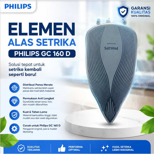 ELEMEN ALAS  SETRIKA PHILIPS GC 160