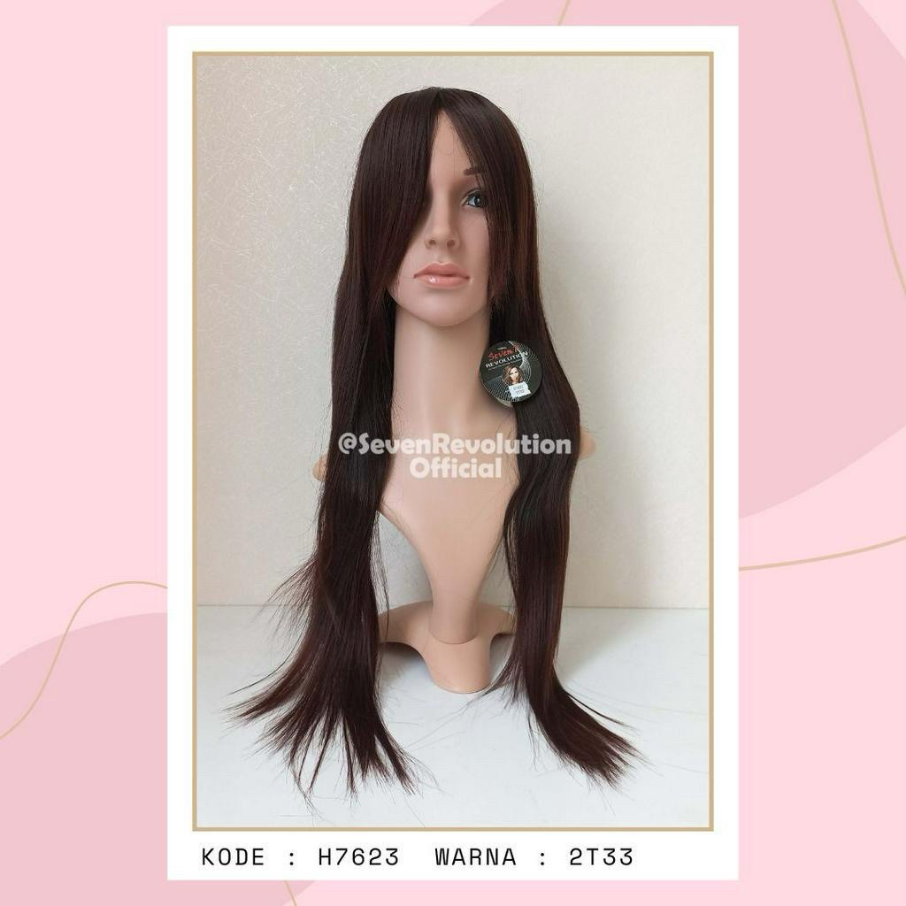 WIG BASE DARK COKLAT / WIG BASE COSPLAY NEW / WIG BASE SEVEN REVOLUTION