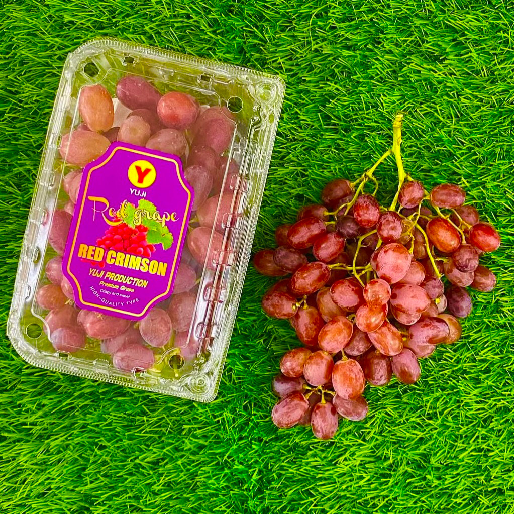 PROMO Anggur Merah Crimson Australia, Non biji, Manis, Fresh 500gr