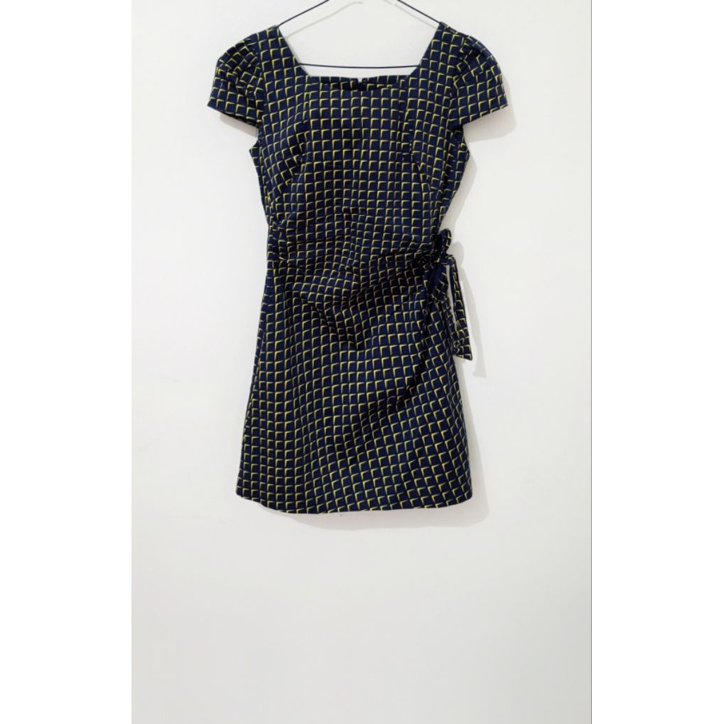 *N3 Jill&Stuart Navy-Yellow Dress LD 84-88cm