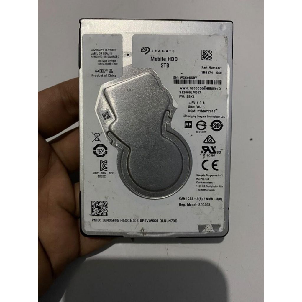 hardisk laptop seagate 2TB