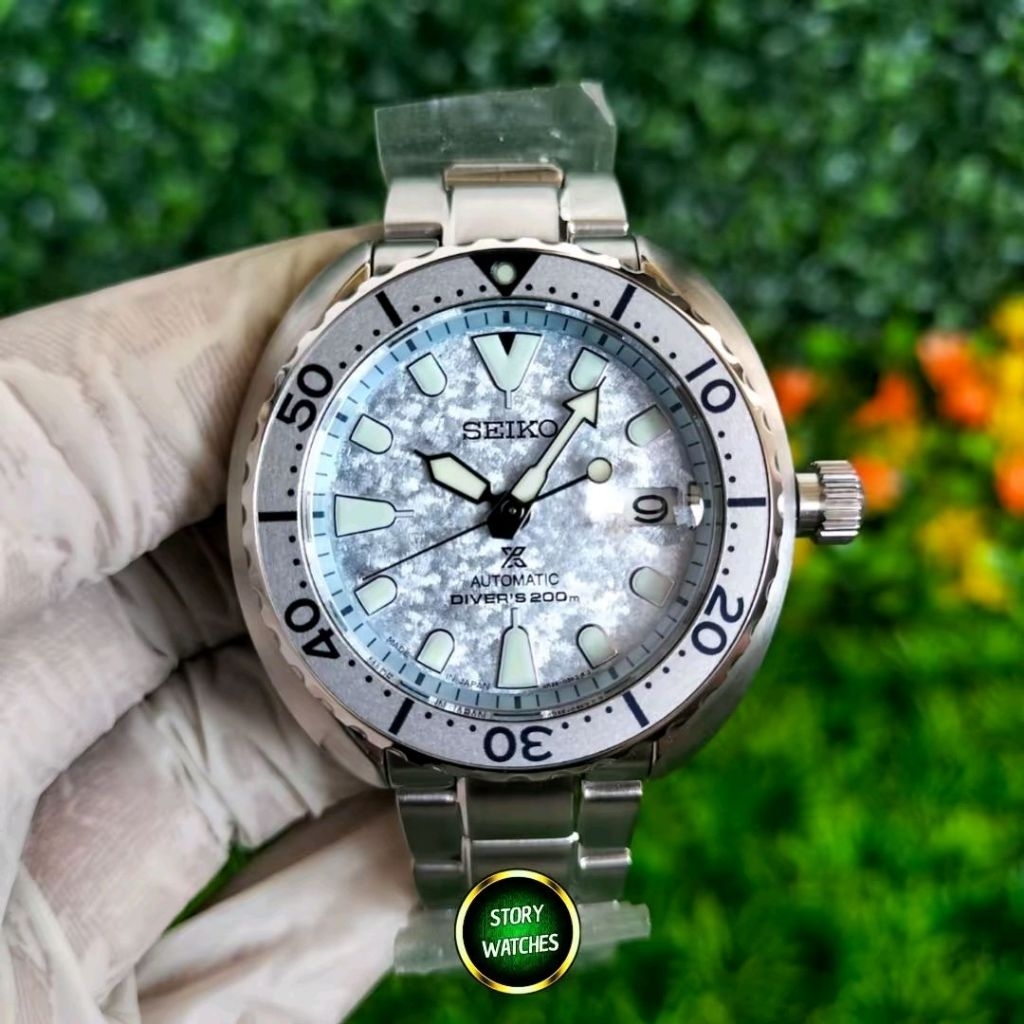 SEIKO JDM Exclusive SBDY109 Mini Baby Turtle Ice Frost Prospex Diver Automatic