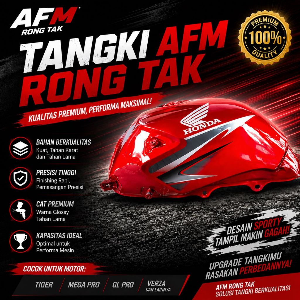 PROMO [IMPORT QUALITY] Tangki Tengki Tanki Bensin Tiger New 2006 Tiger Revo Revolution Tirev Bahan T