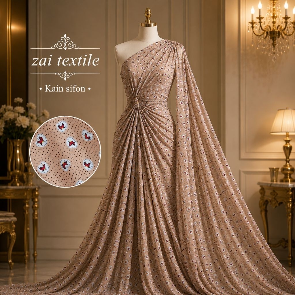 kain sifon motif - kain chiffon motif - kain sifon - kain chiffon