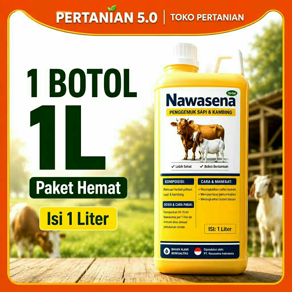 NAWASENA 1000 LTR:penggemuk ternak herbal dan natural original