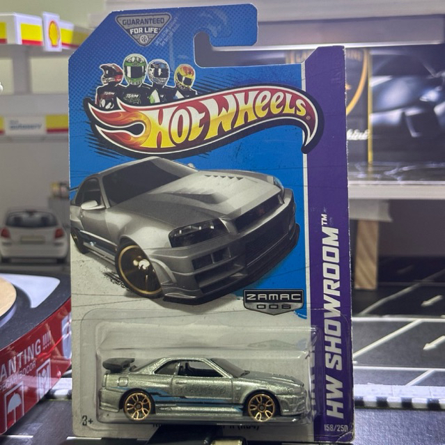 Hot Wheels NISSAN Skyline GTR R34 Zamac Rare ©️2012 Mattel