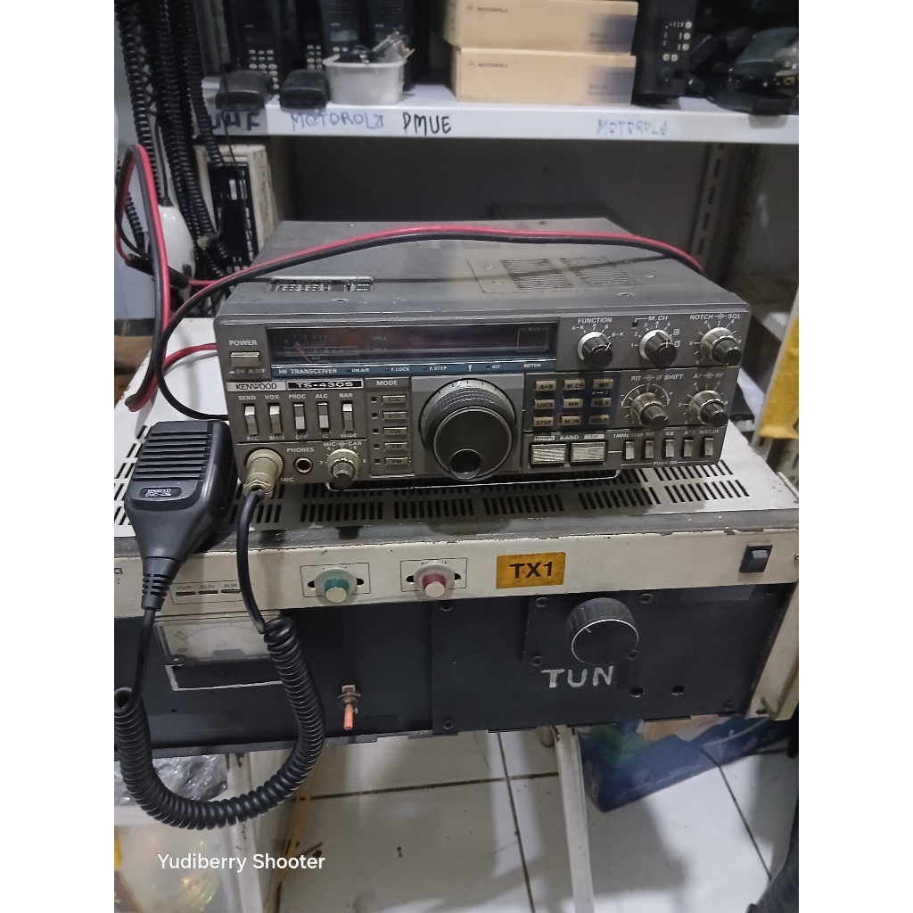 Radio Rig HF Kenwood TS430S All Band  Radio SSB Kenwood Ts 430 s  Normal TX dan RX Power 100 Watt le
