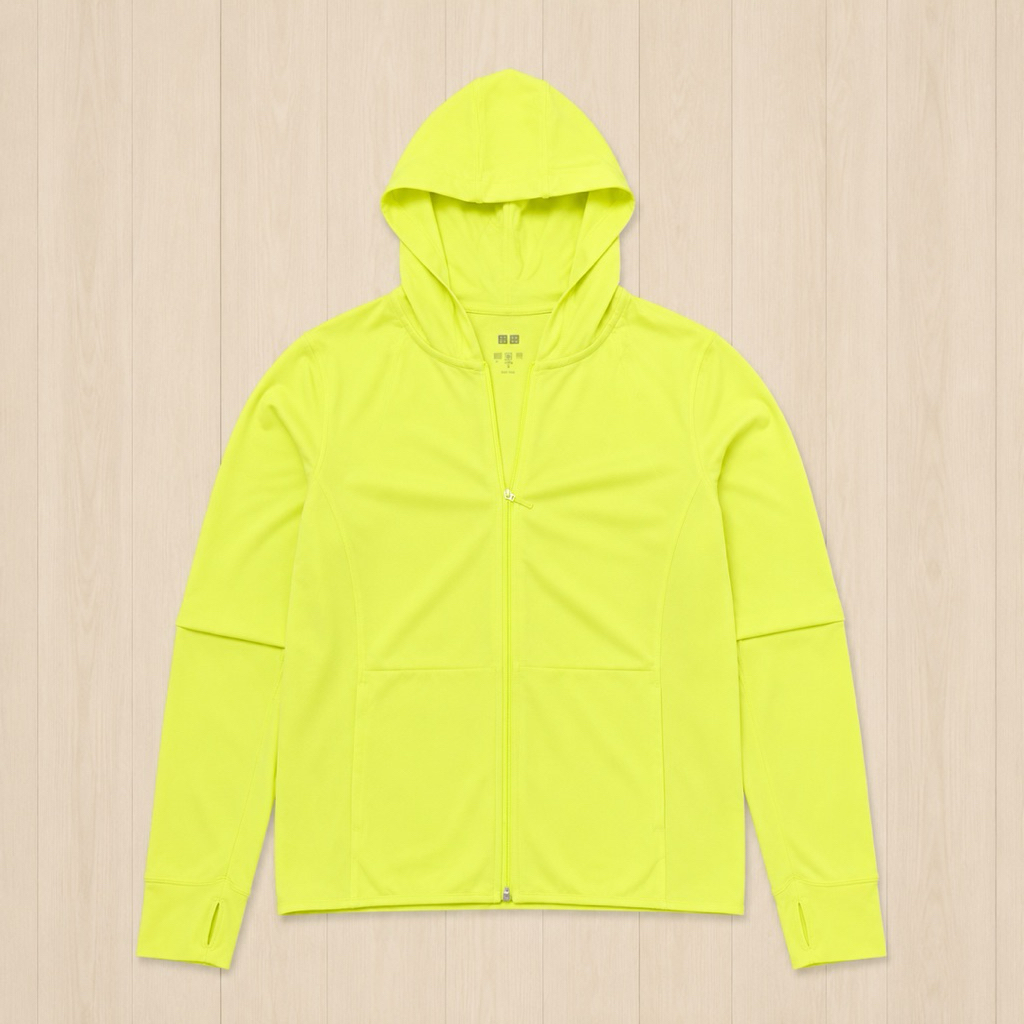Uniqlo Airism Running Jacket Neon Original