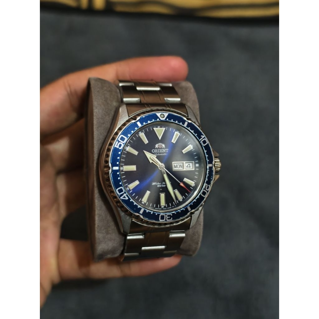 Orient Mako III Blue Dial