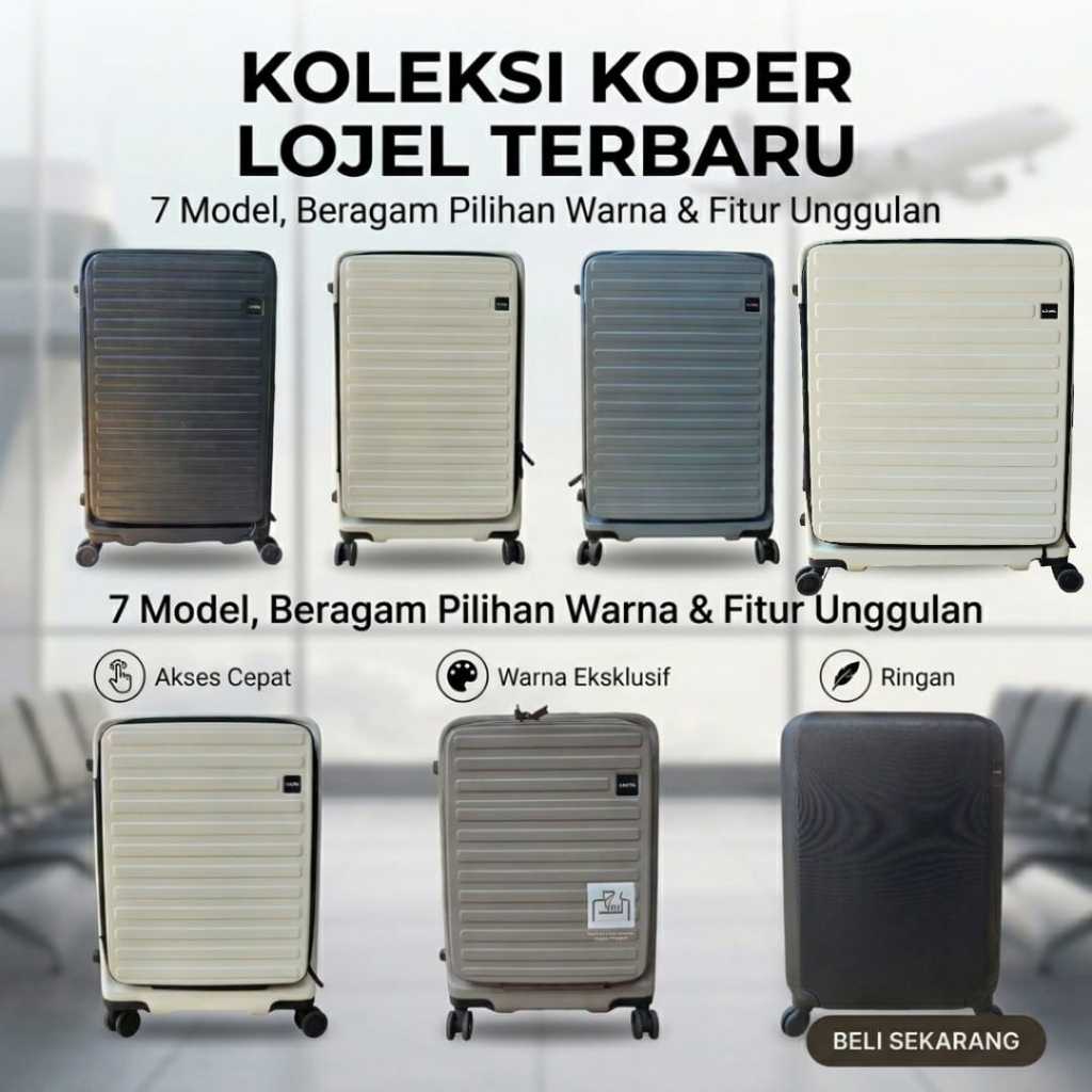 Koper Lojel Cubo Fit L Zipper Refresh Koper Hardcase Large Small Unique Series Second 21 Inch 28 Inc