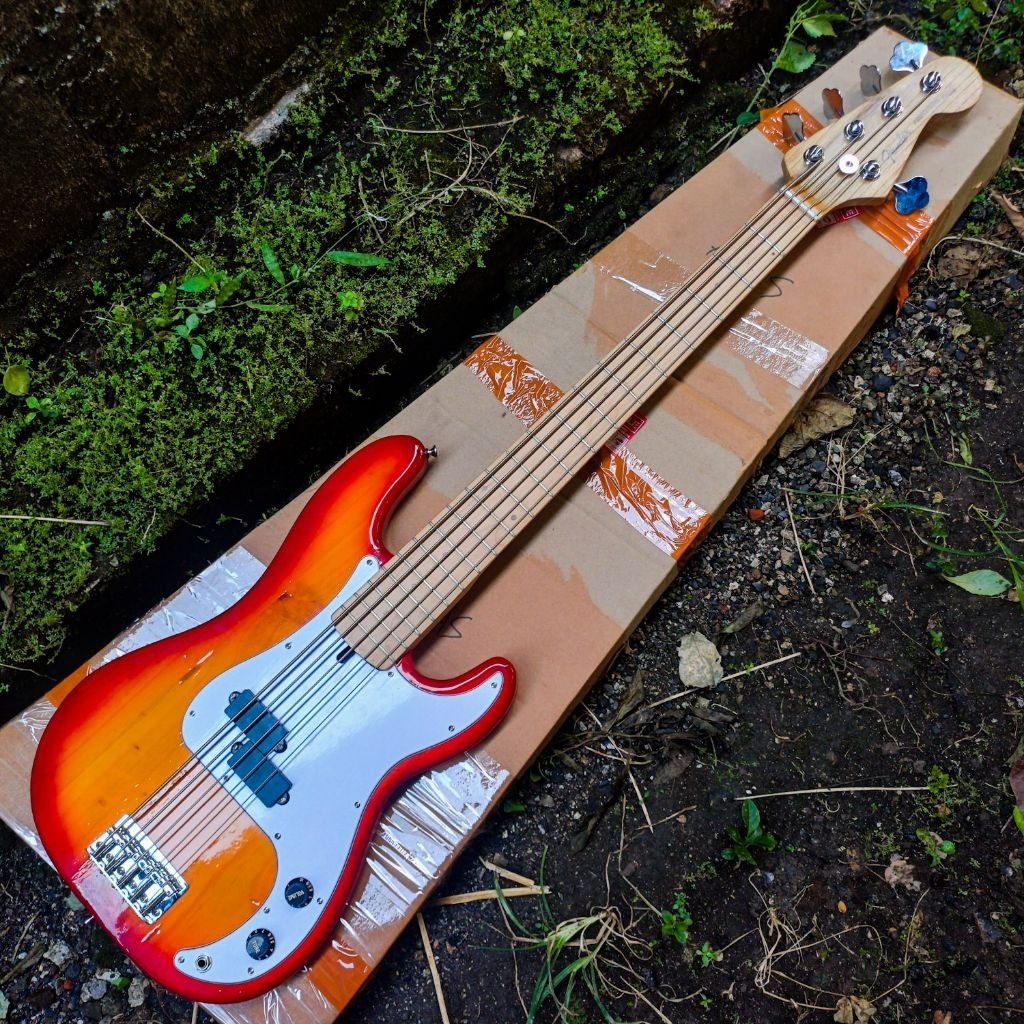 Bass Elektrik 5 String Fender Precision...Bass Elektrik Fender Precision Senar 5