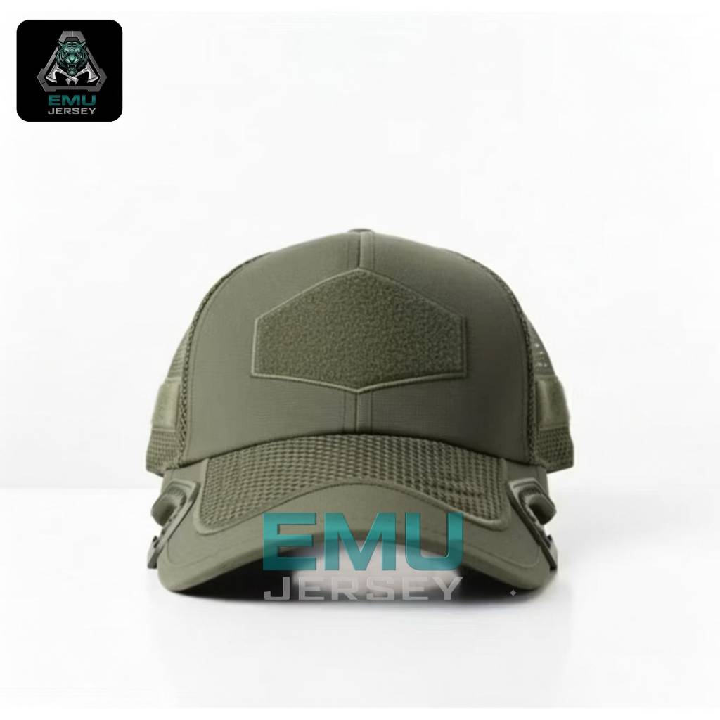 Topi Coak Original Polos Hijau