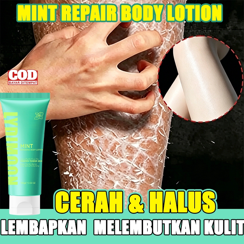 LYDIMOON Whitening Body Lotion Pemutih Dingin Mint Moisturizing Brightening Skin Perawatan Kulit Ter
