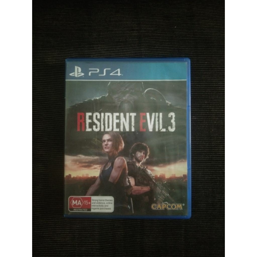 bd/kaset ps4 resident evil 3 remake