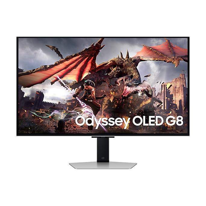 SAMSUNG ODYSSEY OLED GAMING MONITOR G8 G80SD G80SH 32” 4K UHD 240HZ 0.03MS G-SYNC PIVOT SPEAKER - 32