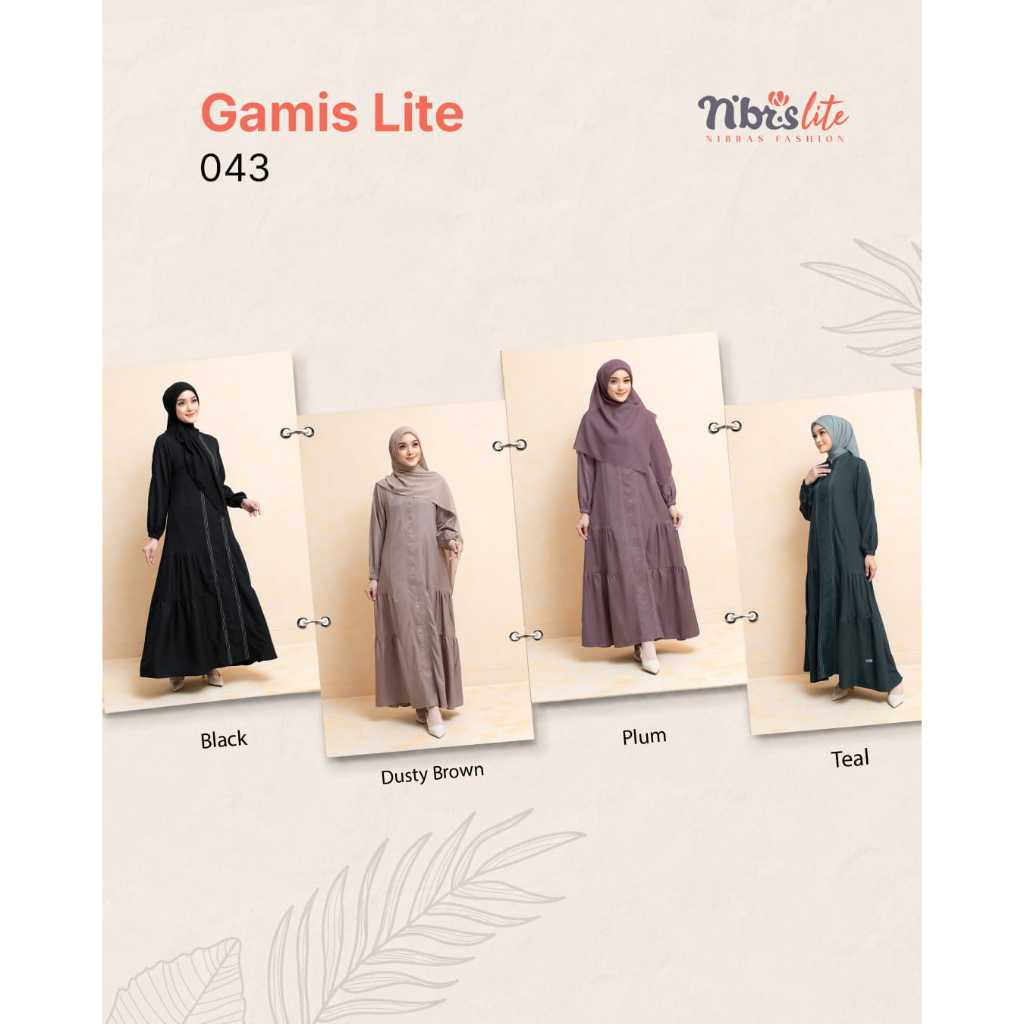 GAMIS NIBRAS LITE 043 / GAMIS NIBRAS ORI BRANDED / GAMIS NIBRAS TERBARU