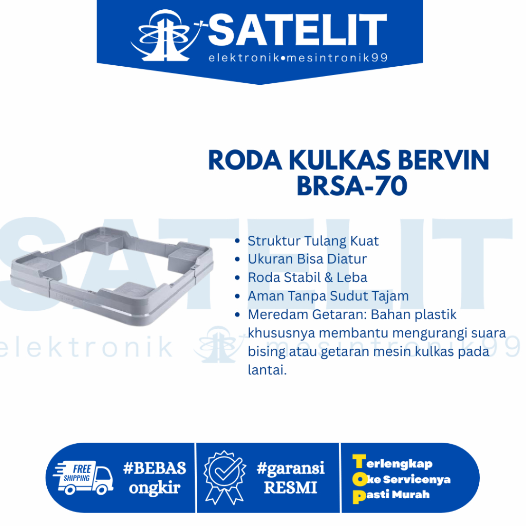 RODA KULKAS BERVIN BRSA-70