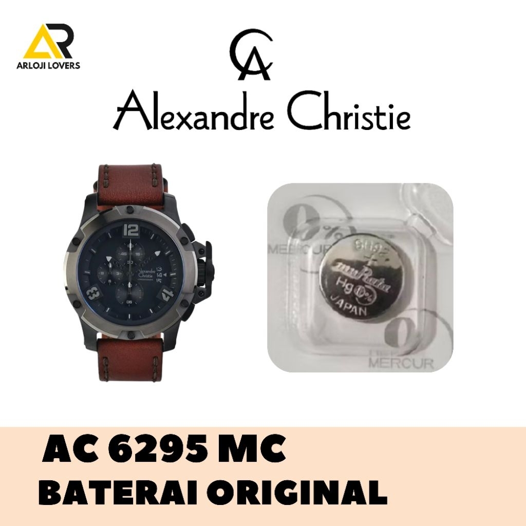 Baterai Jam Alexandre Christie AC6295MC Original