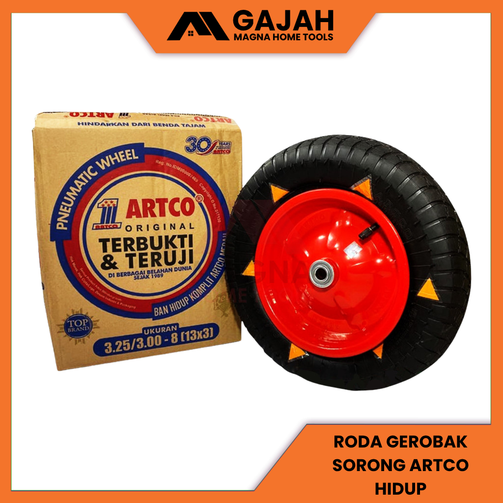 RODA GEROBAK SORONG ARTCO/ARCO/ARKO SET VELG BAN HIDUP [ORIGINAL ARTCO]