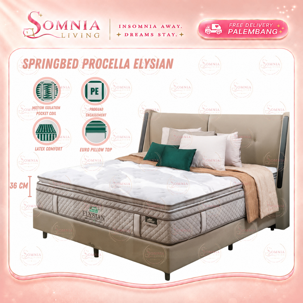 Springbed Procella Elysian | Kasur Matras Springbed Procella Murah Palembang | Furniture Murah Palem