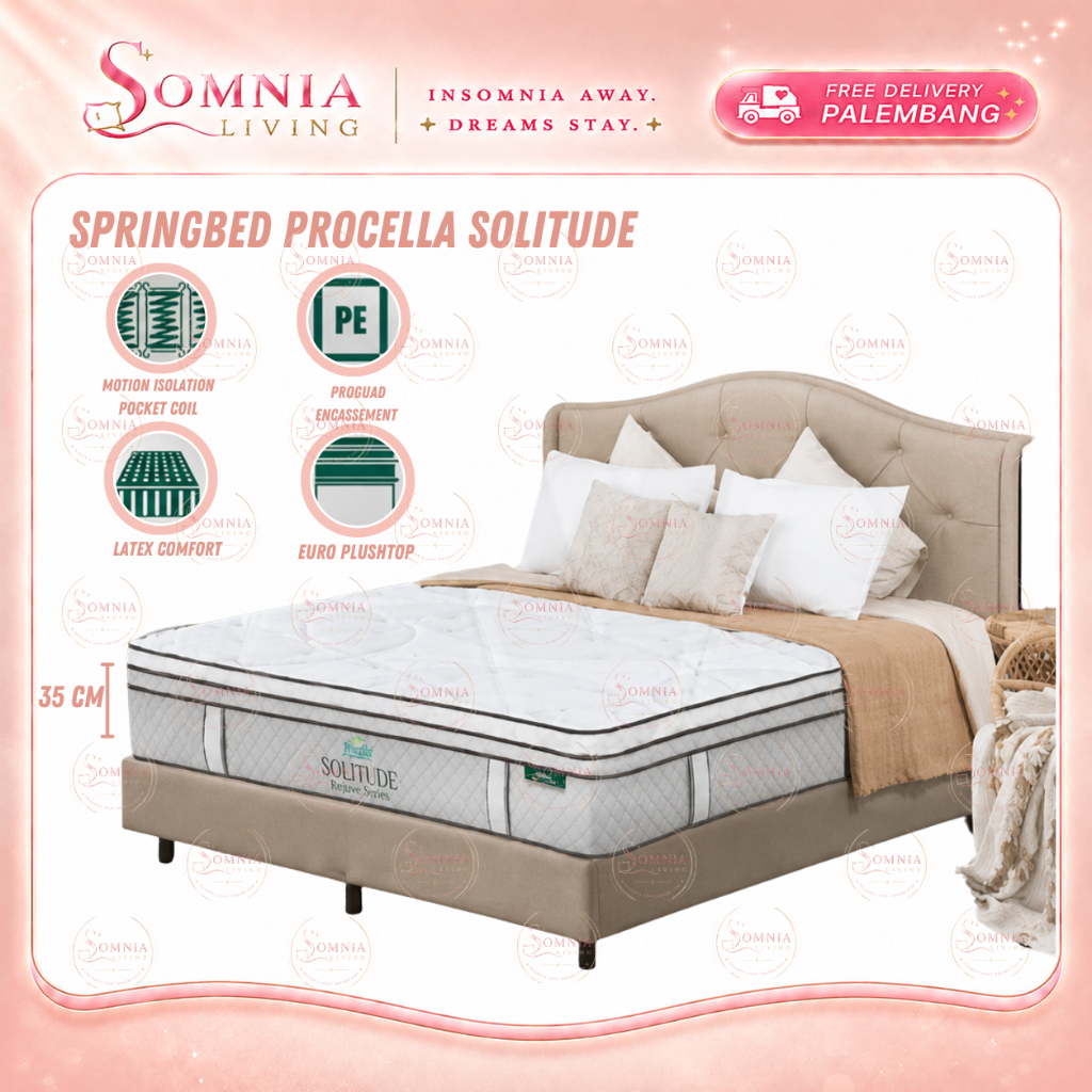 Springbed Procella Solitude | Kasur Matras Springbed Procella Murah Palembang | Furniture Murah Pale