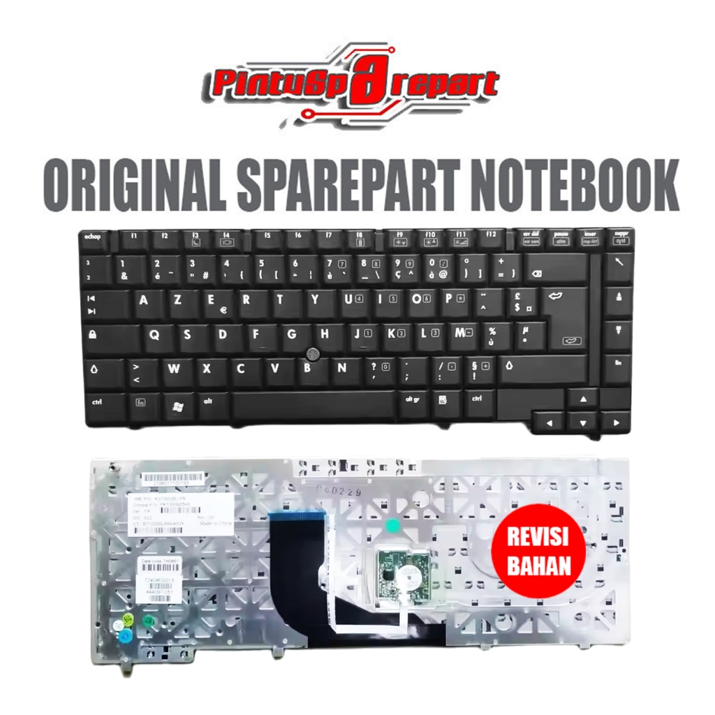 (Genuine Black) Original Keyboard Hp Compaq 6910 6910P NC6400 New Hitam