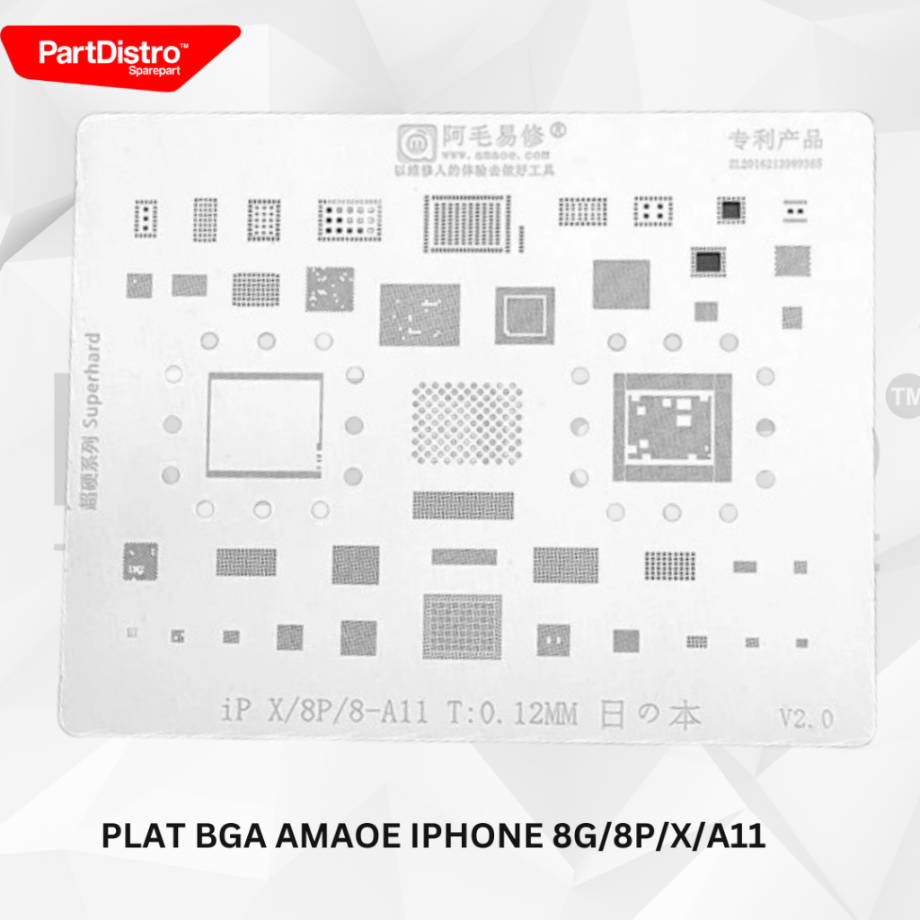 PLAT BGA AMAOE IPHONE 8G/8P/X/A11