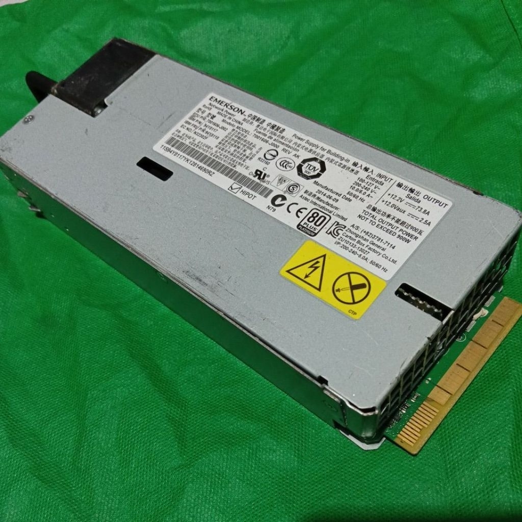 Power supply switching PSU EMERSON 12v 73A model 7001606-J000