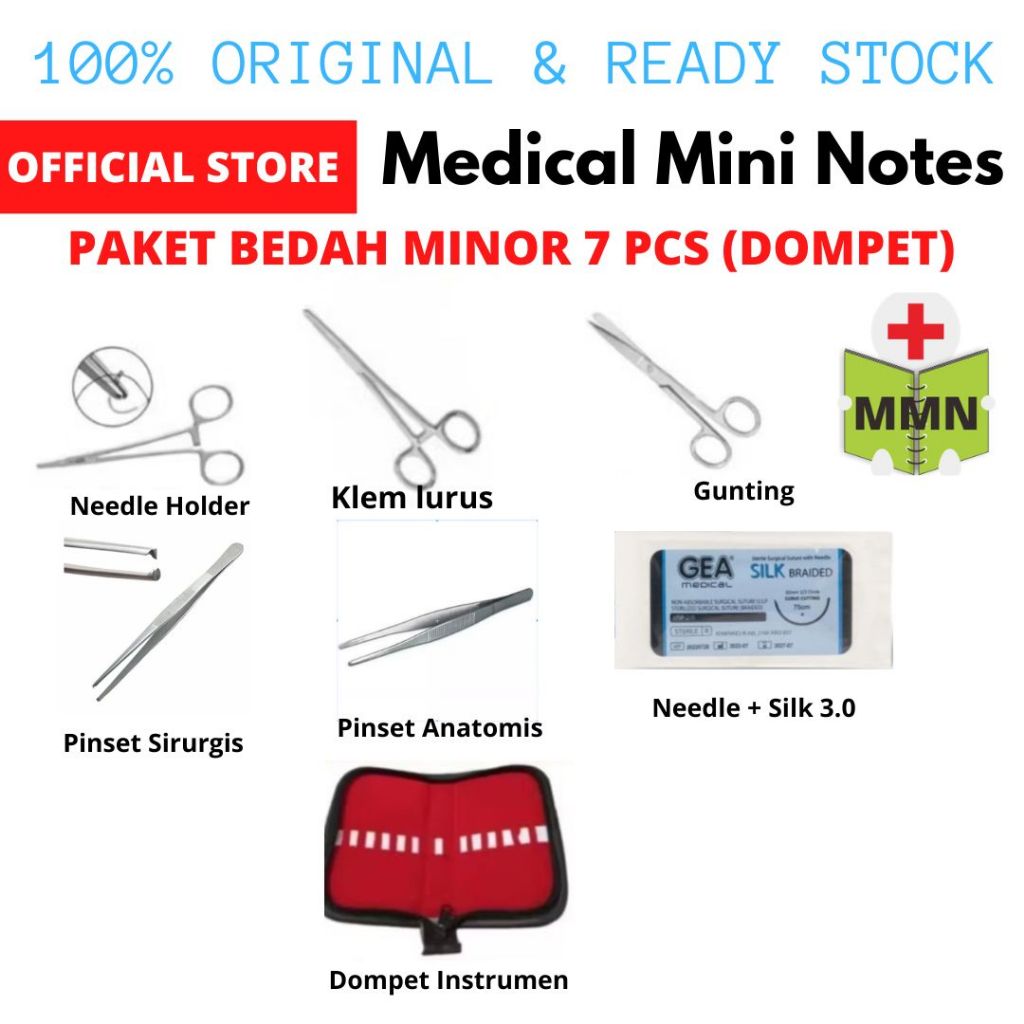 TERMURAH | Paket Instrumen Set Bedah / Set Bedah Minor