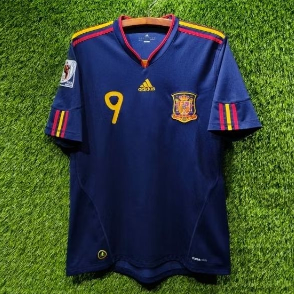 Jersey Spanyol Original 2010-2011 Away Large Torres 9