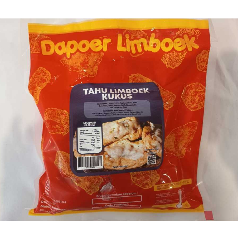 DAPOER LIMBOEK TAHU KUKUS 400G & TAHU GORENG 340G & CAKUE ISI AYAM UDANG 430G[SIDOARJO]