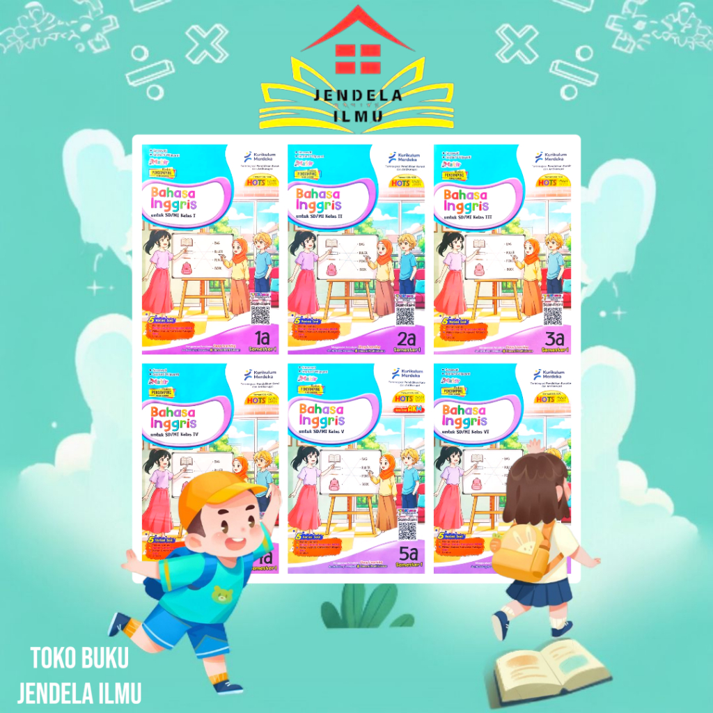 Lks Mahir Bahasa Inggris SD/MI Kls 1 2 3 4 5 & 6 Kurikulum Merdeka Semester 1 2026