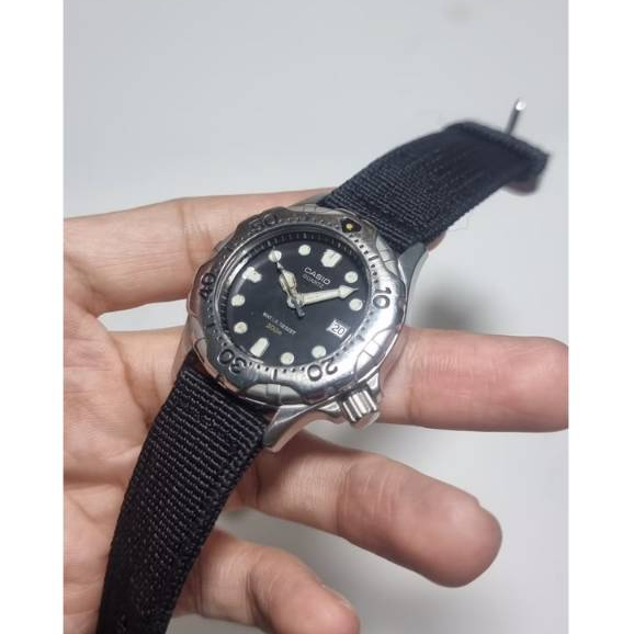 jam tangan casio mdp 800 scuba diver eta swiss vintage rare
