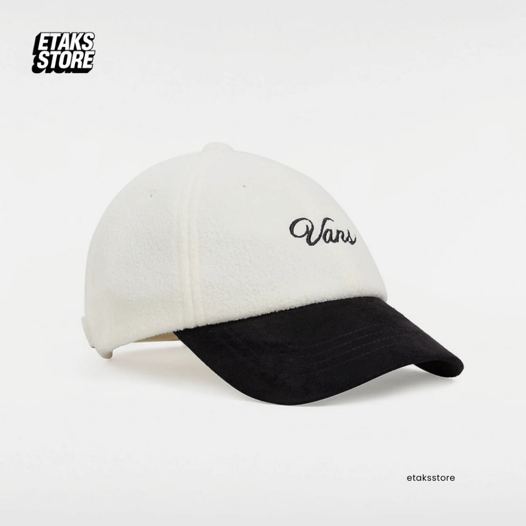 Topi Vans Script Curved Bill Jockey Hat Marshmallow | Snapback Hat Cap Trucker | Navya GMG | Origina