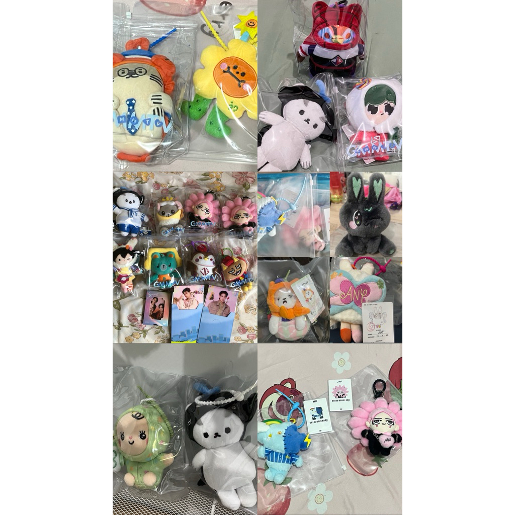 [READY INA] GMMTV OFFICIAL DOLL KEYCHAIN NEW & PRELOVED - BACA DESKRIPSI - WESLEY PAODY GUINZLY POLC