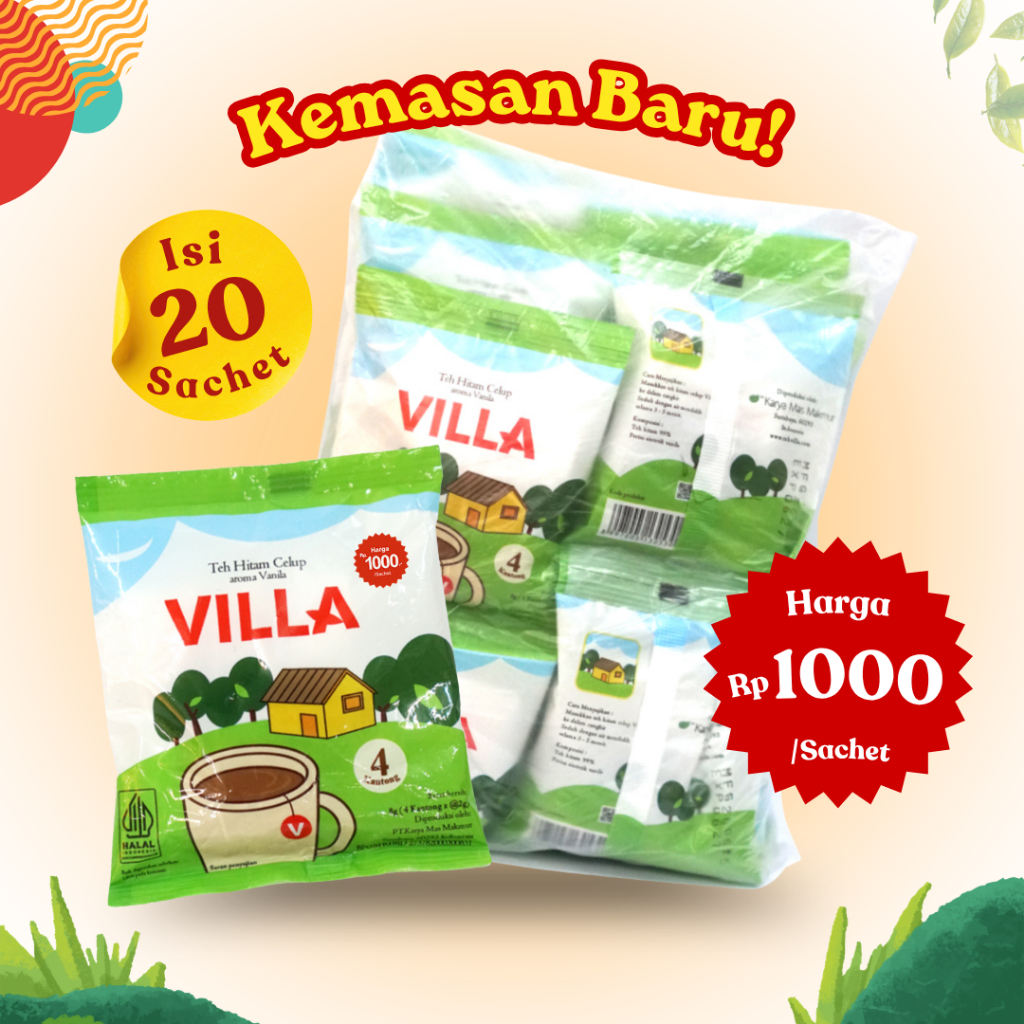 Teh Villa Celup Sachet (Kantong)