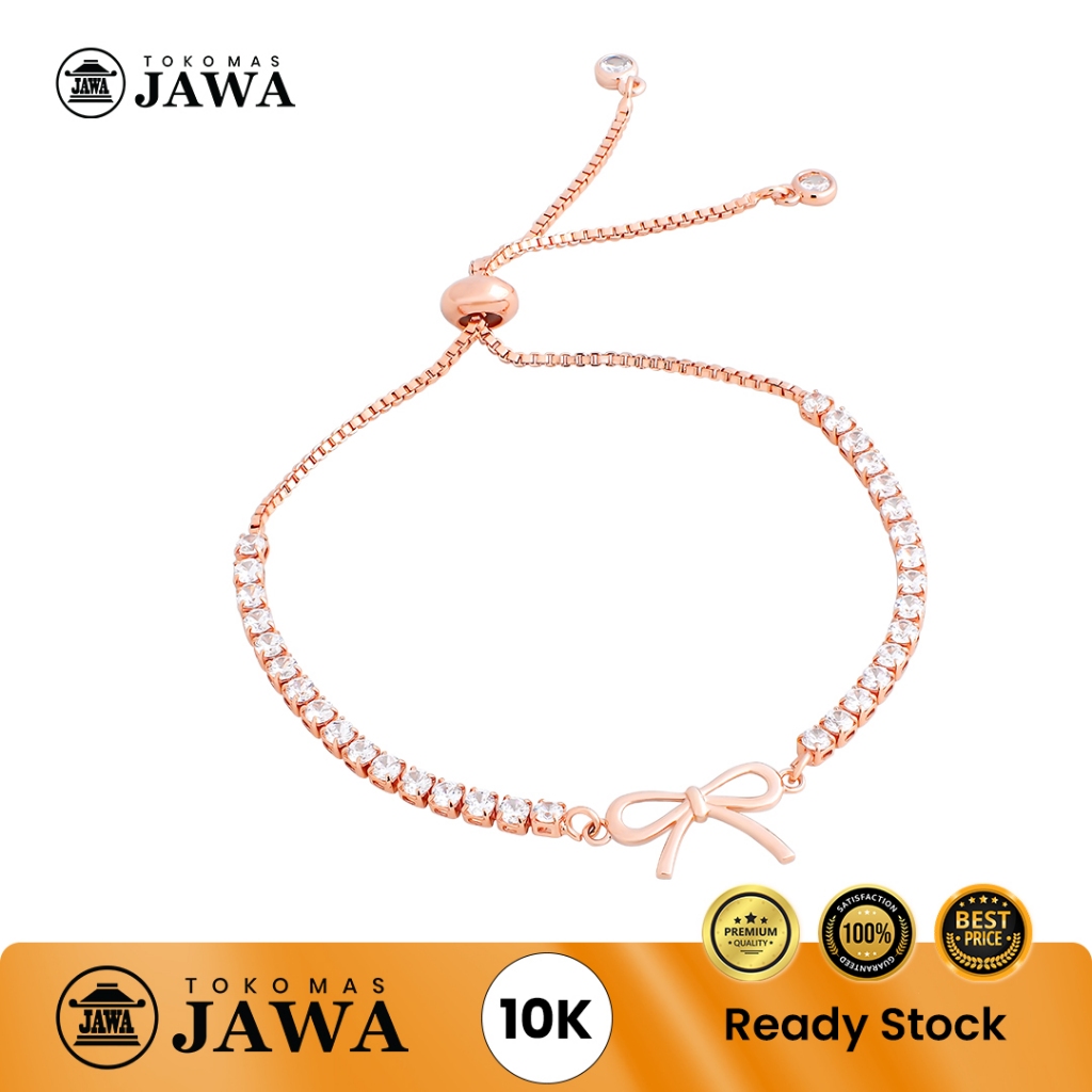 Gelang Tali Emas Serut Pietha Kadar 10K Toko Mas Jawa
