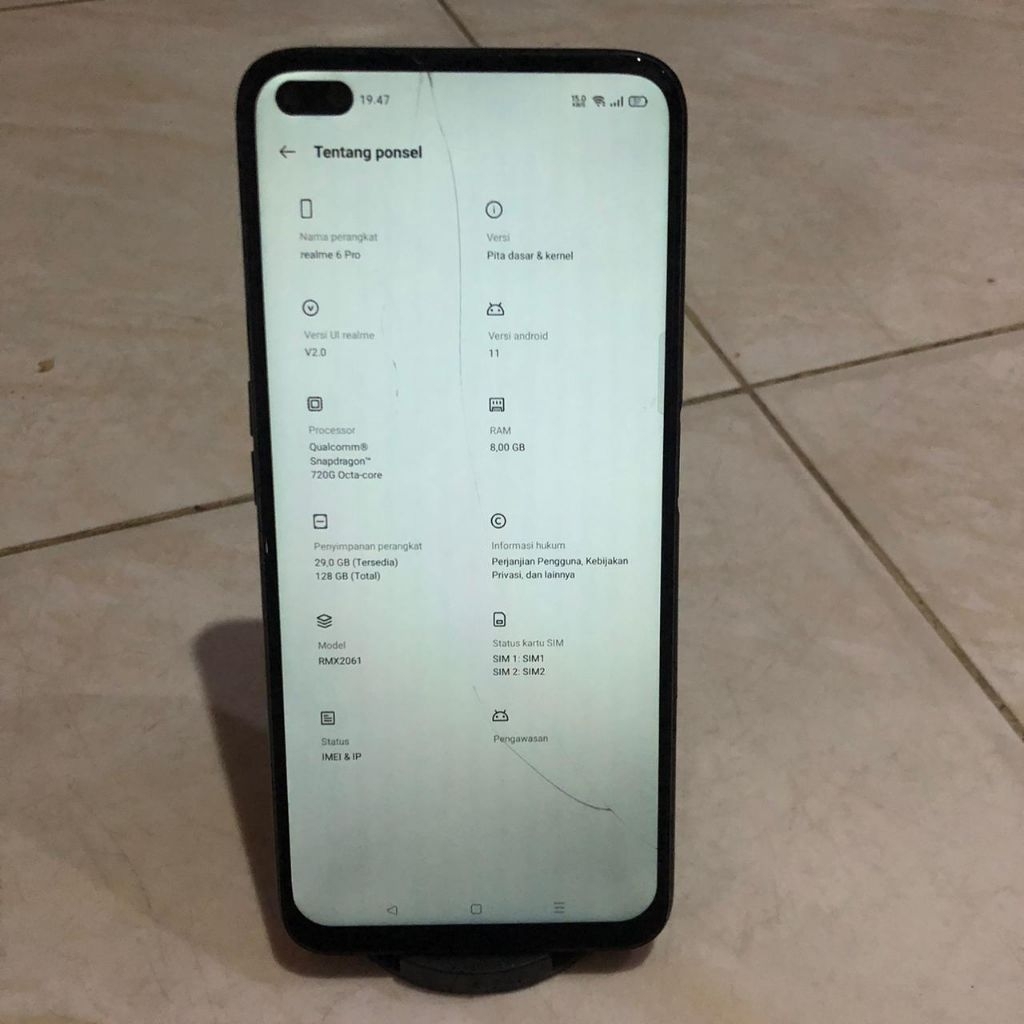 Realme 6 pro 8/128 second