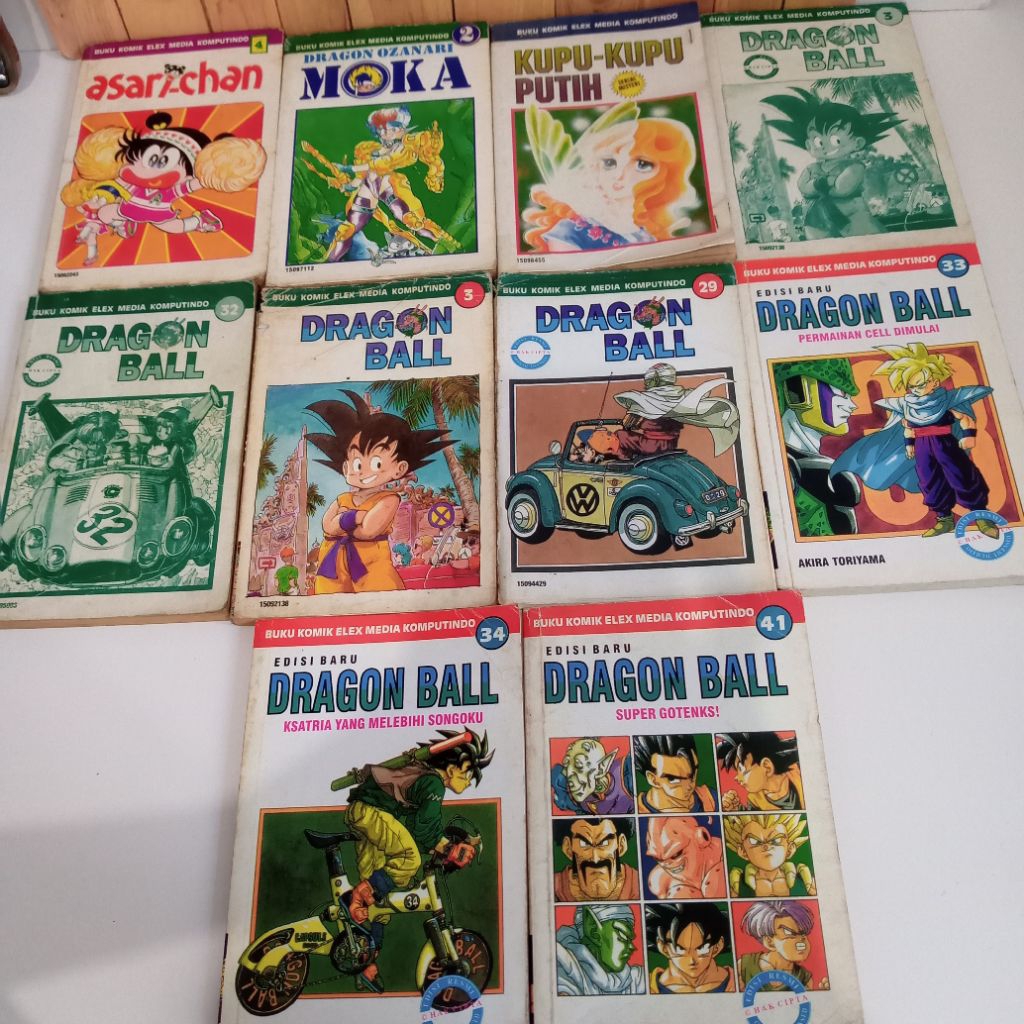 Komik Dragon ball asarichan dragon ozanari moka misteri kupu-kupu komik serial misteri komik detekti