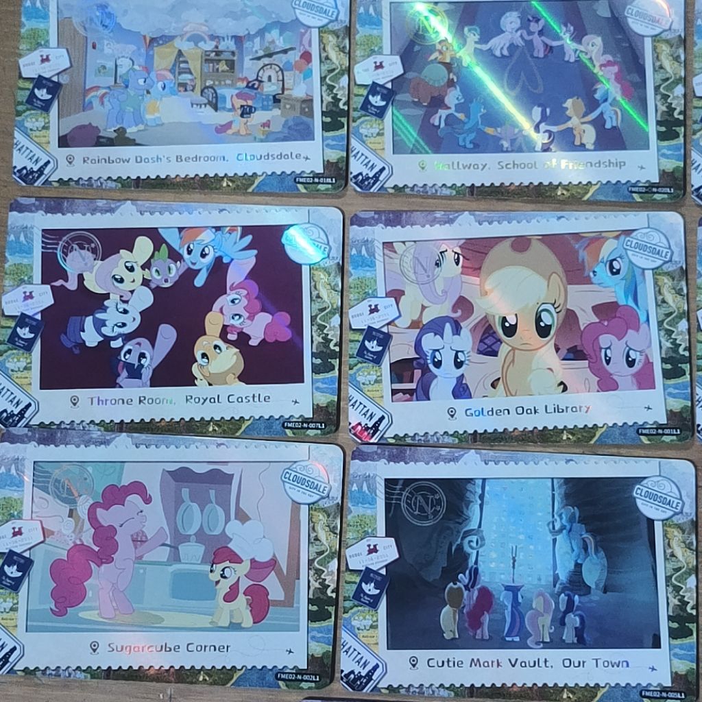 9 + 1 kartu ccg MLP rarity N original kayou series 2