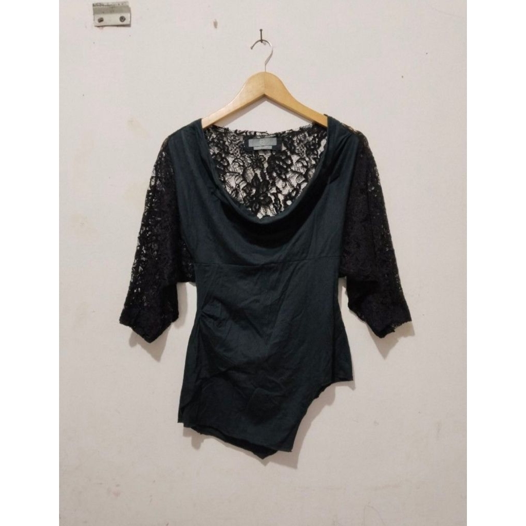 Alexander McQueen Asymmetric blouse second branded