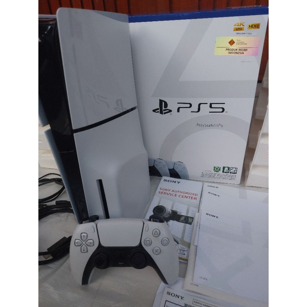 PS5 SLIM DISC VERSION GARANSI SONY INDONESIA