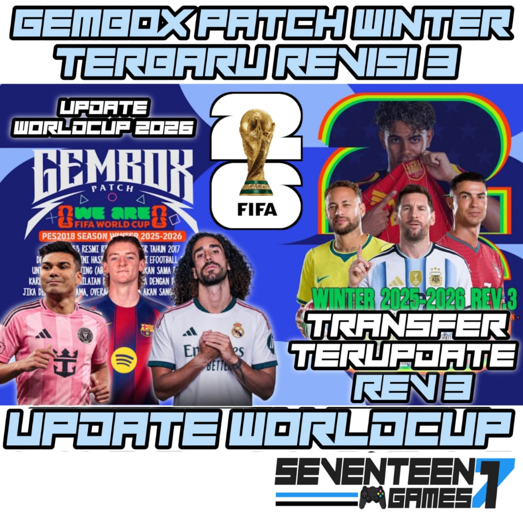 PES 2026 PS3 Gembox Patch terbaru