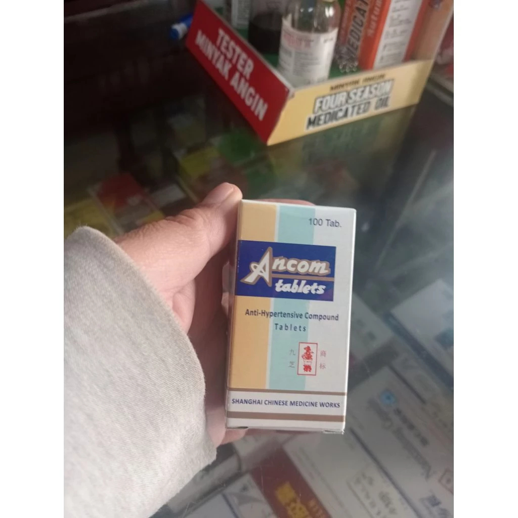 AncomTabletsDarahTinggiEfektifHipertensi Penurun Darah Tinggi Hipertensi Herbal 100 Tablet