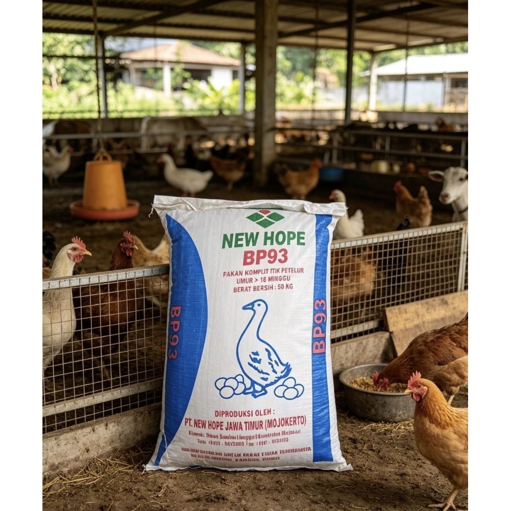 New hope bp93 lengkap untuk itik petelur pelet