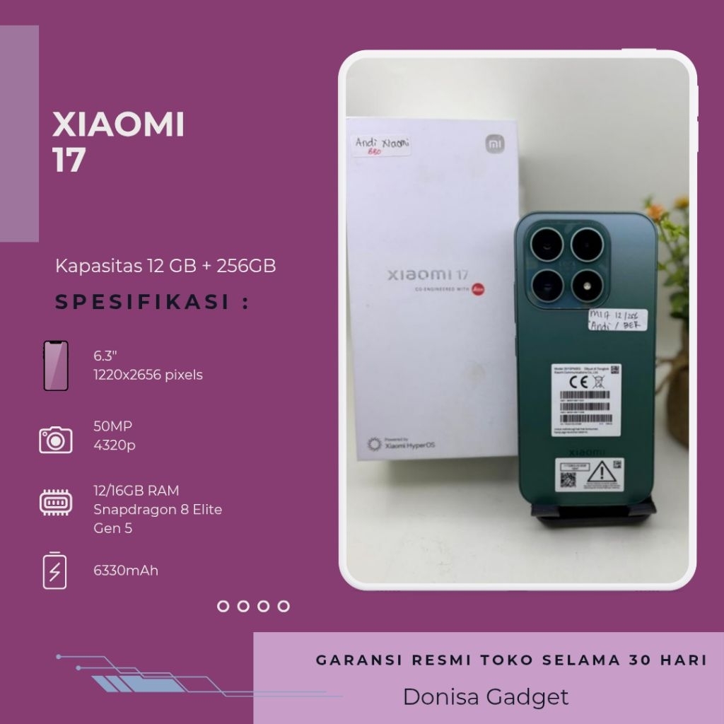 Xiaomi 15 12/256GB Garansi Resmi - Unit Second/Bekas