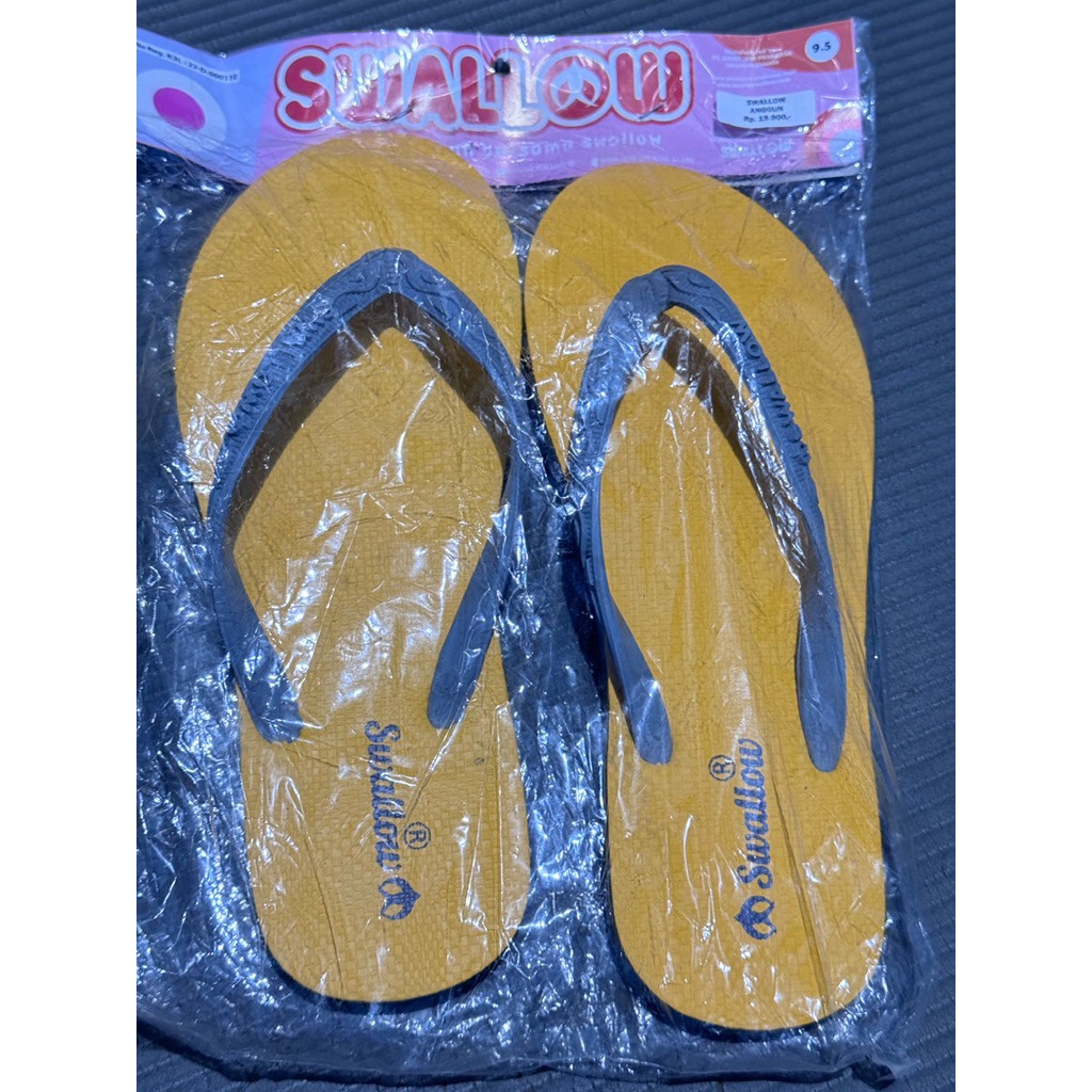 sandal jepit swallow kuning