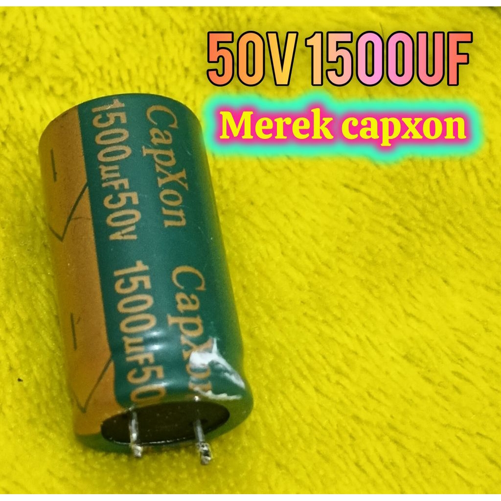 ELCO 50V 1500UF ORIGINAL CAPXON