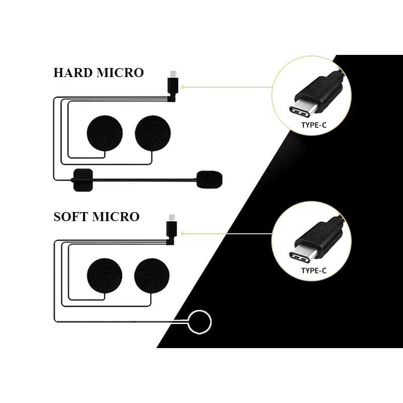 MIC & SPEAKER INTERCOM TYPE C Intercom/Headset Bluetooth Q58MAX/Y10/Y11/Y12/Y102X/Y12PRO/Y20/Y80/Y80